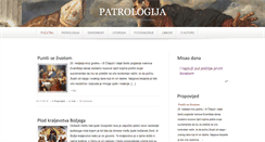 Desktop Screenshot of patrologija.com