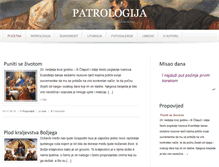 Tablet Screenshot of patrologija.com